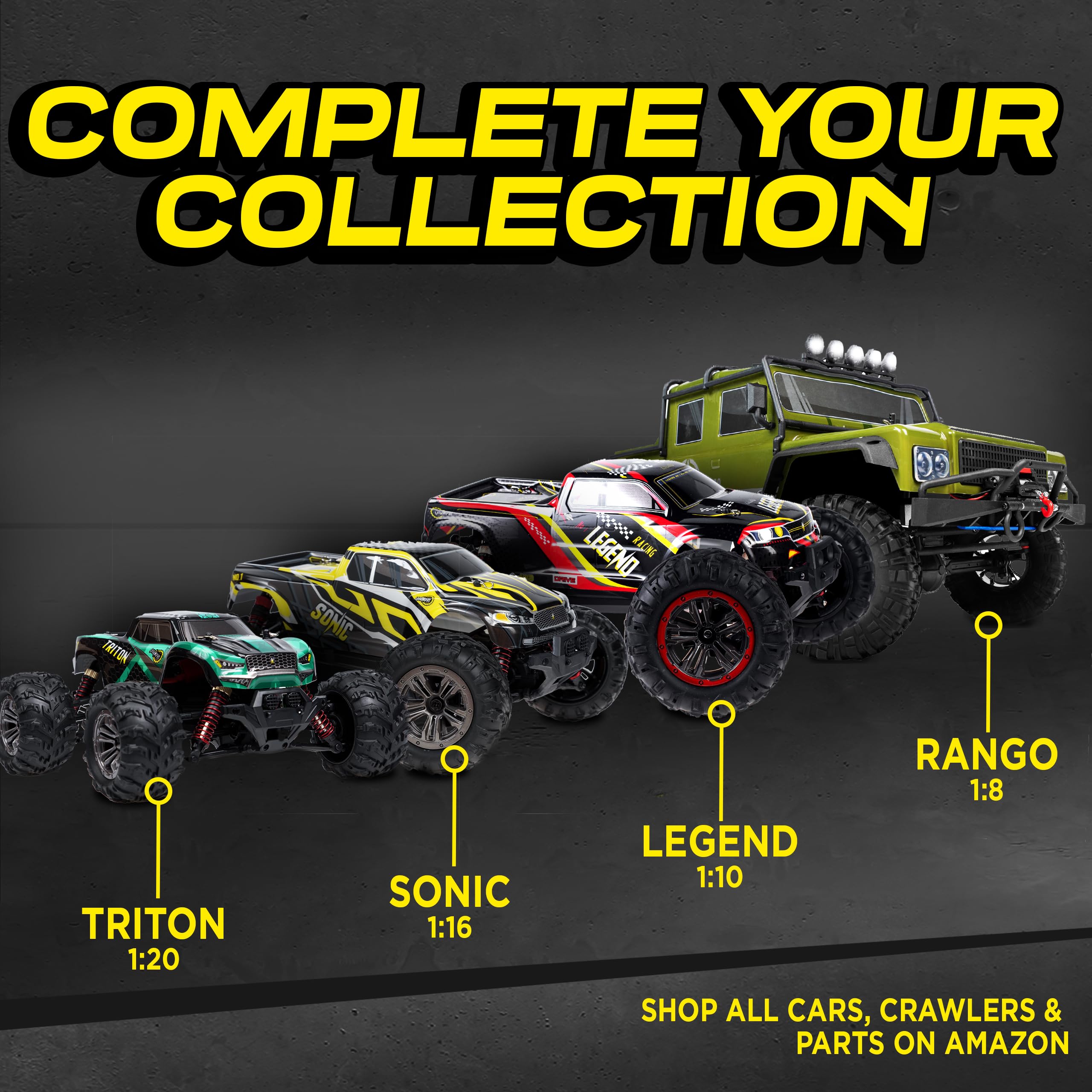 remote control car monster truck waterproof adults kids