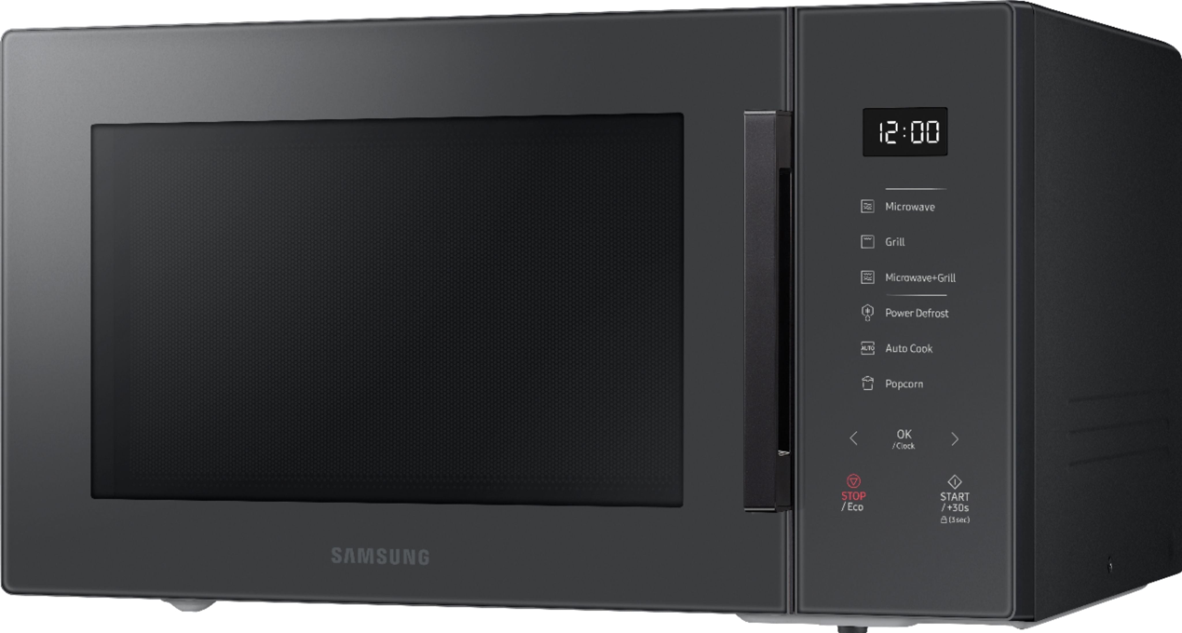 Samsung - MG11T5018CC - 1.1 cu. ft. Countertop Microwave with Grilling Element