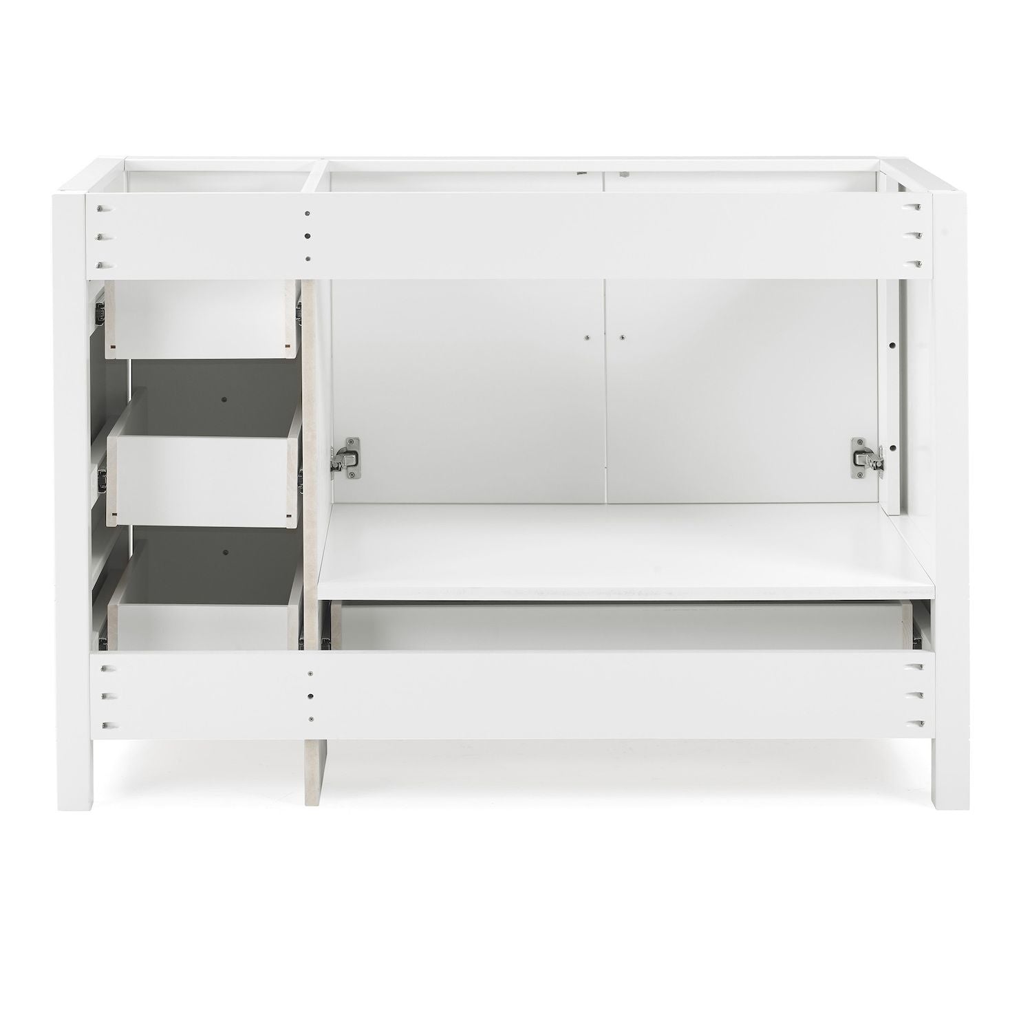 Alaterre Furniture Williamsburg White Vanity Cabinet