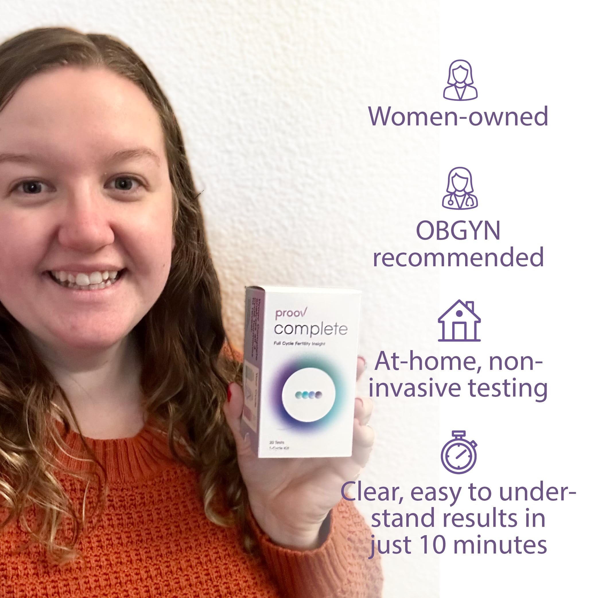 Proov Complete Fertility Testing Medical Quality