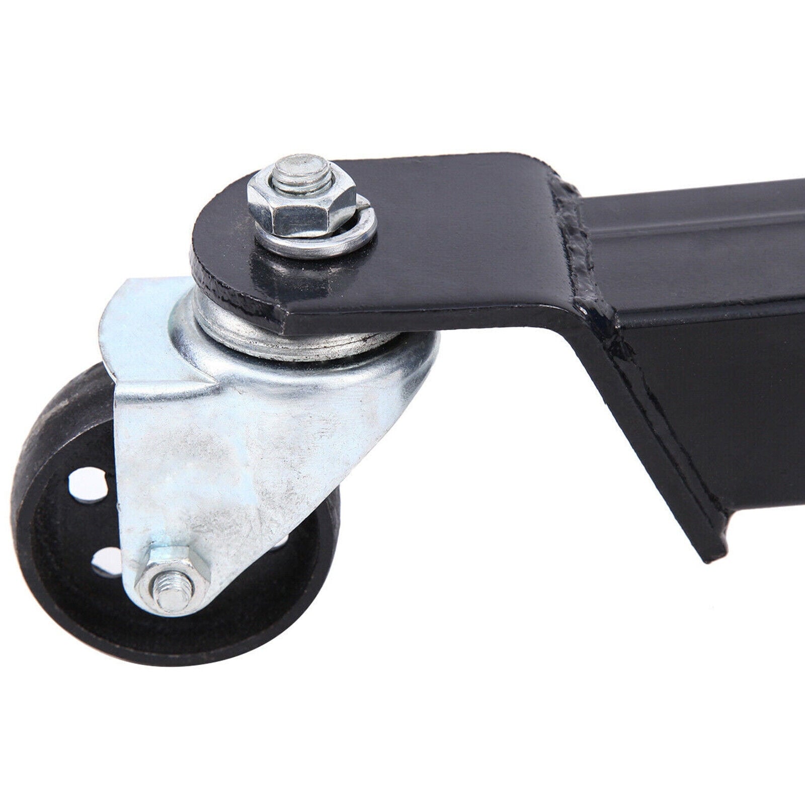 JSTUOKE 1660 Pounds Hydraulic Car Transmission Jack Vertical Lift with 360° Swivel Wheel Pedal ,Blue,33