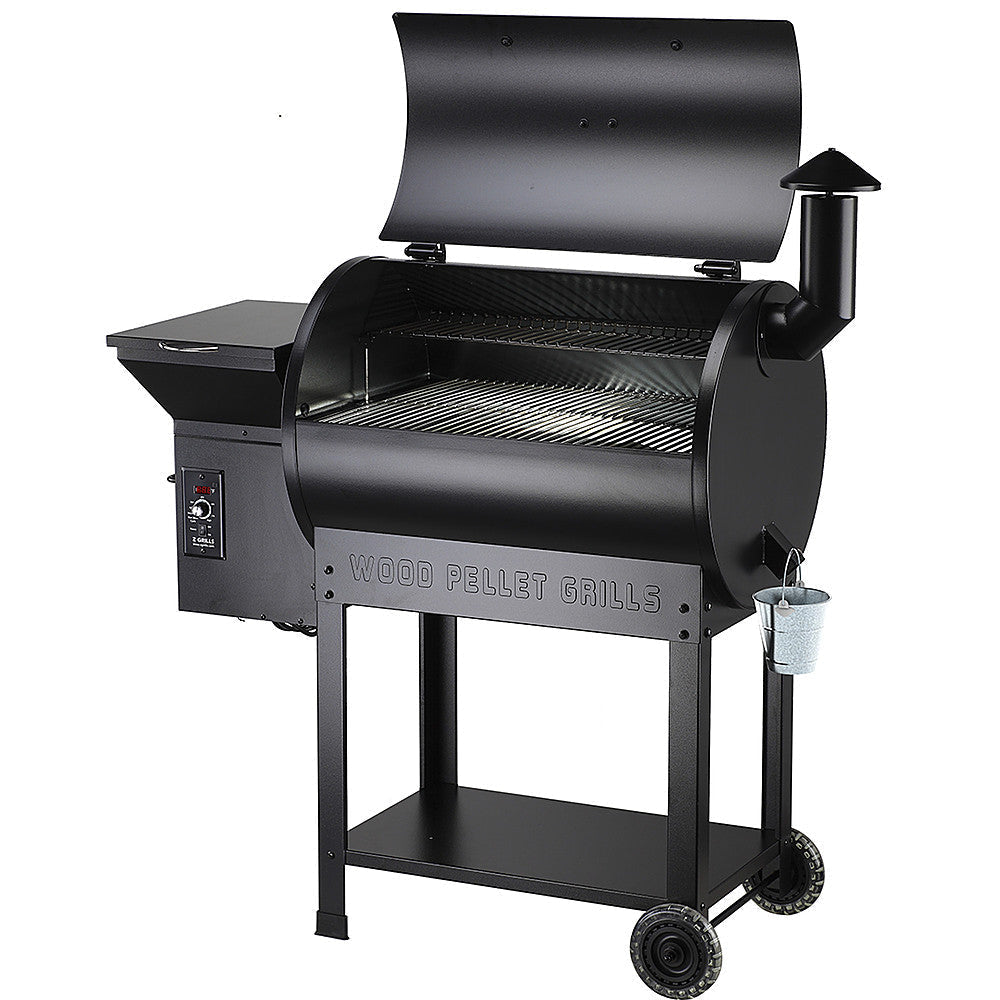 Z Grills - Wood Pellet Grill and Smoker 694 sq. in. ZPG-7002B - Black