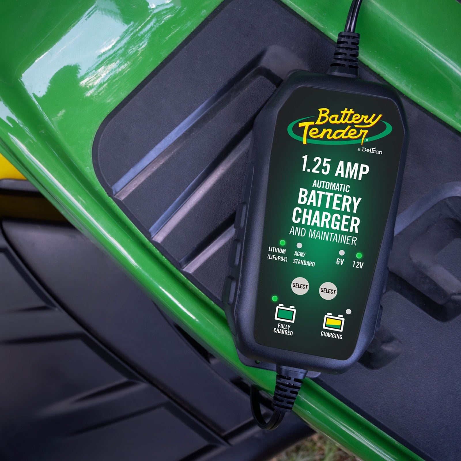 Battery Tender Plus 1.25 Amp Charger.