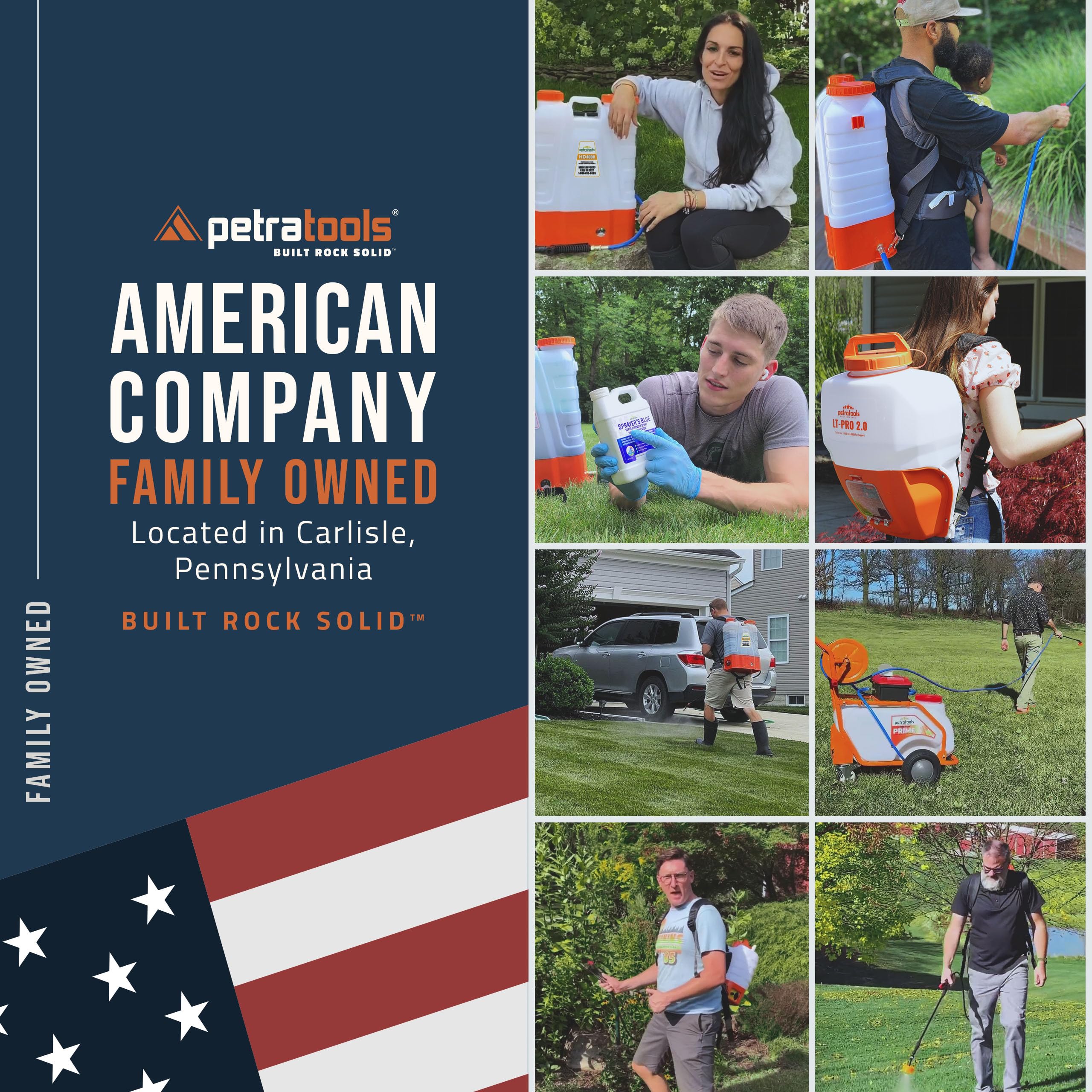 PetraTools Backpack Sprayer Professional Gallon