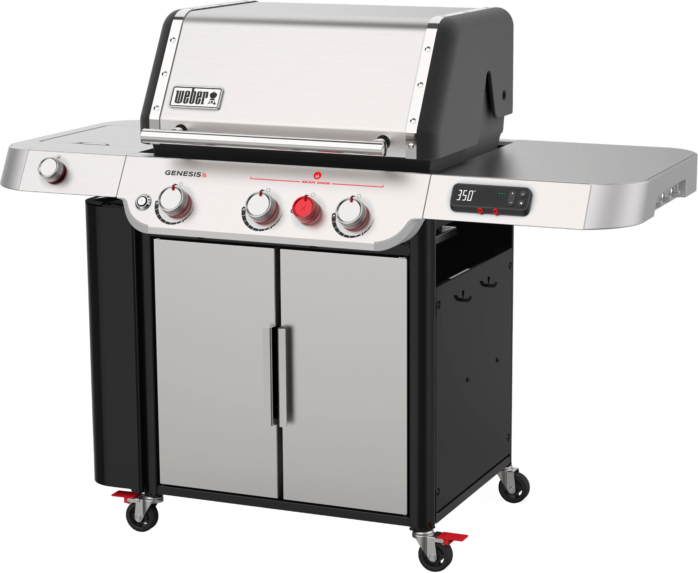 Weber - Genesis Gas Grill SX-335 Propane Gas Grill - Stainless Steel