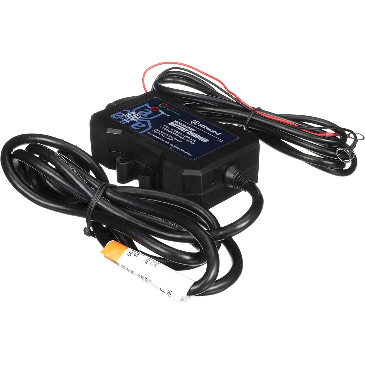 Attwood 11900-4 Battery Charger black ,1.5 AMP