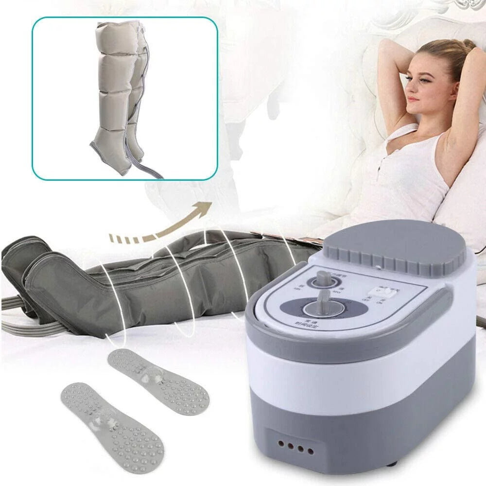 ANQIDI Air Compression Leg Massager Leg Blood Circulation Muscle Relax Massage Tool Lymphedema Leg Recovery Compression Boot