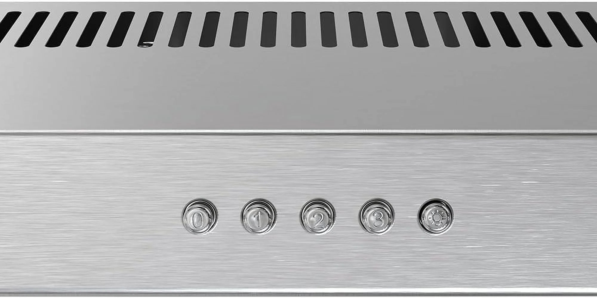 Streamline 36 in. Longhena Convertible Undermount Range Hood in Brushed Stainless Steel with Mesh Filters, Push Button Control, LED Light