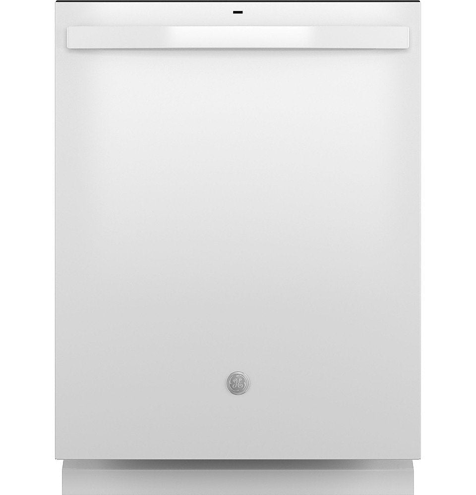 GE - Top Control Built In Dishwasher, 55 dBA - White