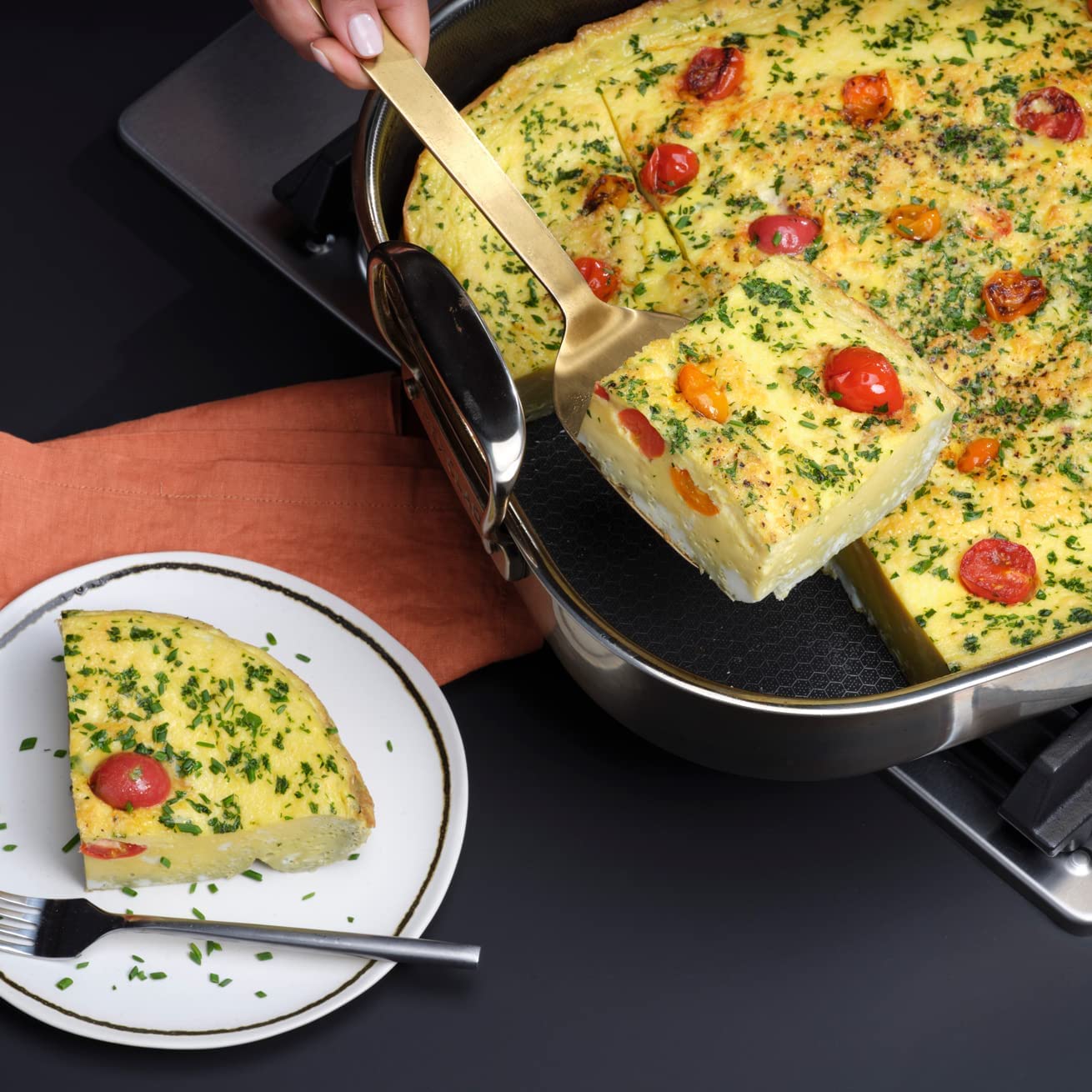 HexClad Non Stick Induction Compatible Stainless