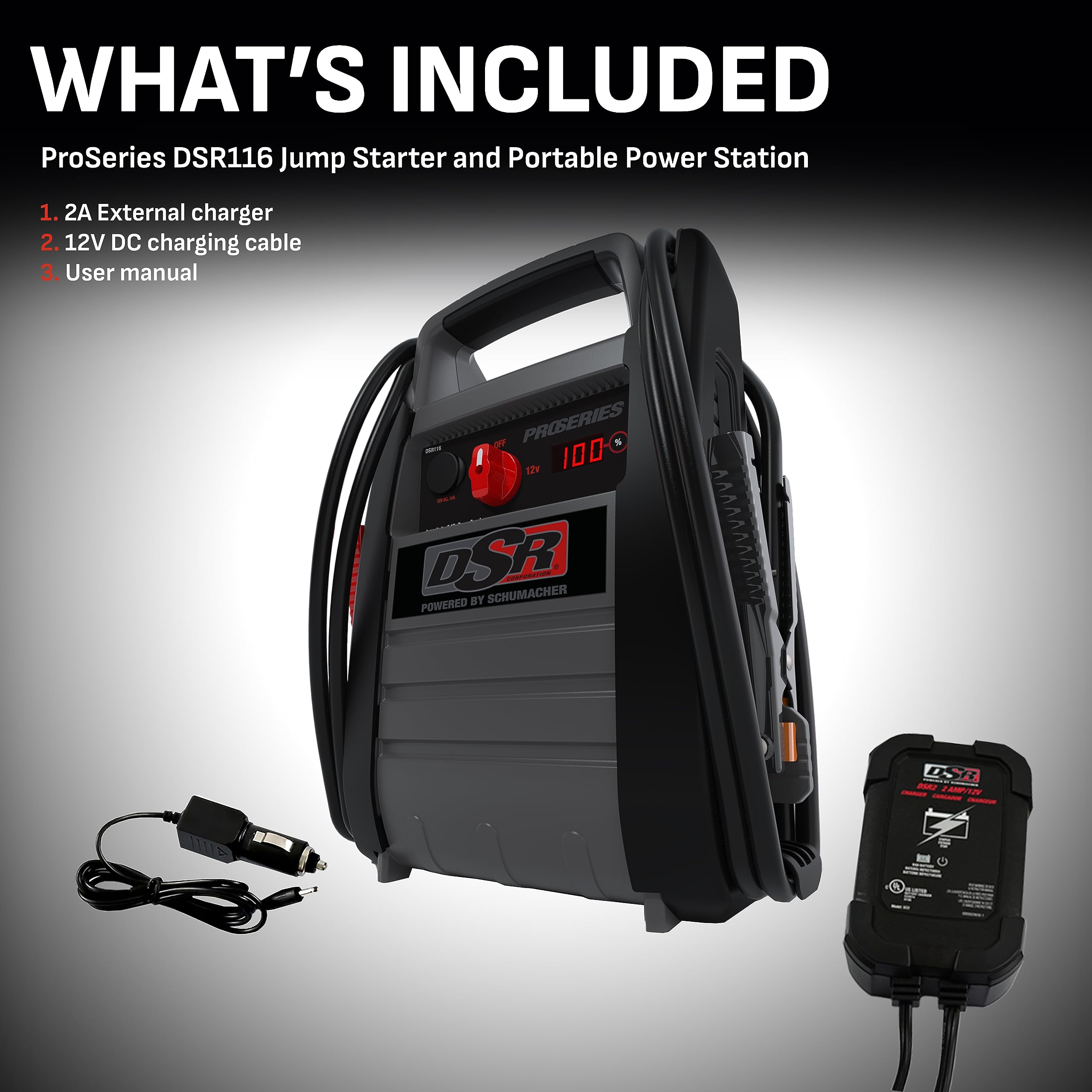 Schumacher DSR116 Jump Starter Inverter
