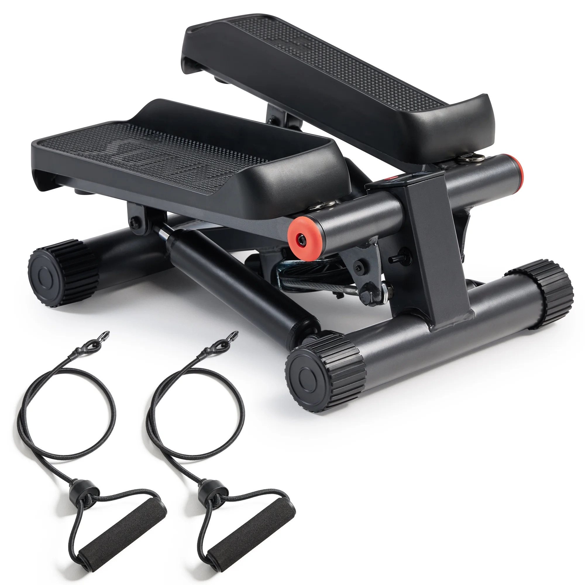 Sunny Health & Fitness SMART Mini Stepper with Exercise Bands - NO. 012SMART