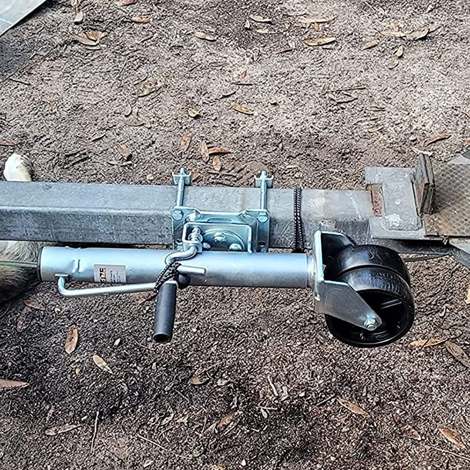 Weize Trailer Jack, Heavy Duty Swivel Boat Trailer Jack with Dual Wheels, 2000 lbs, 14