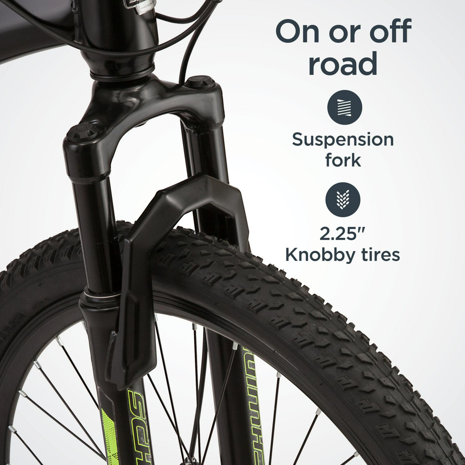 Schwinn Sidewinder Mountain Bike， 26-inch Wheels， 21 Speeds， Mens Style， Black