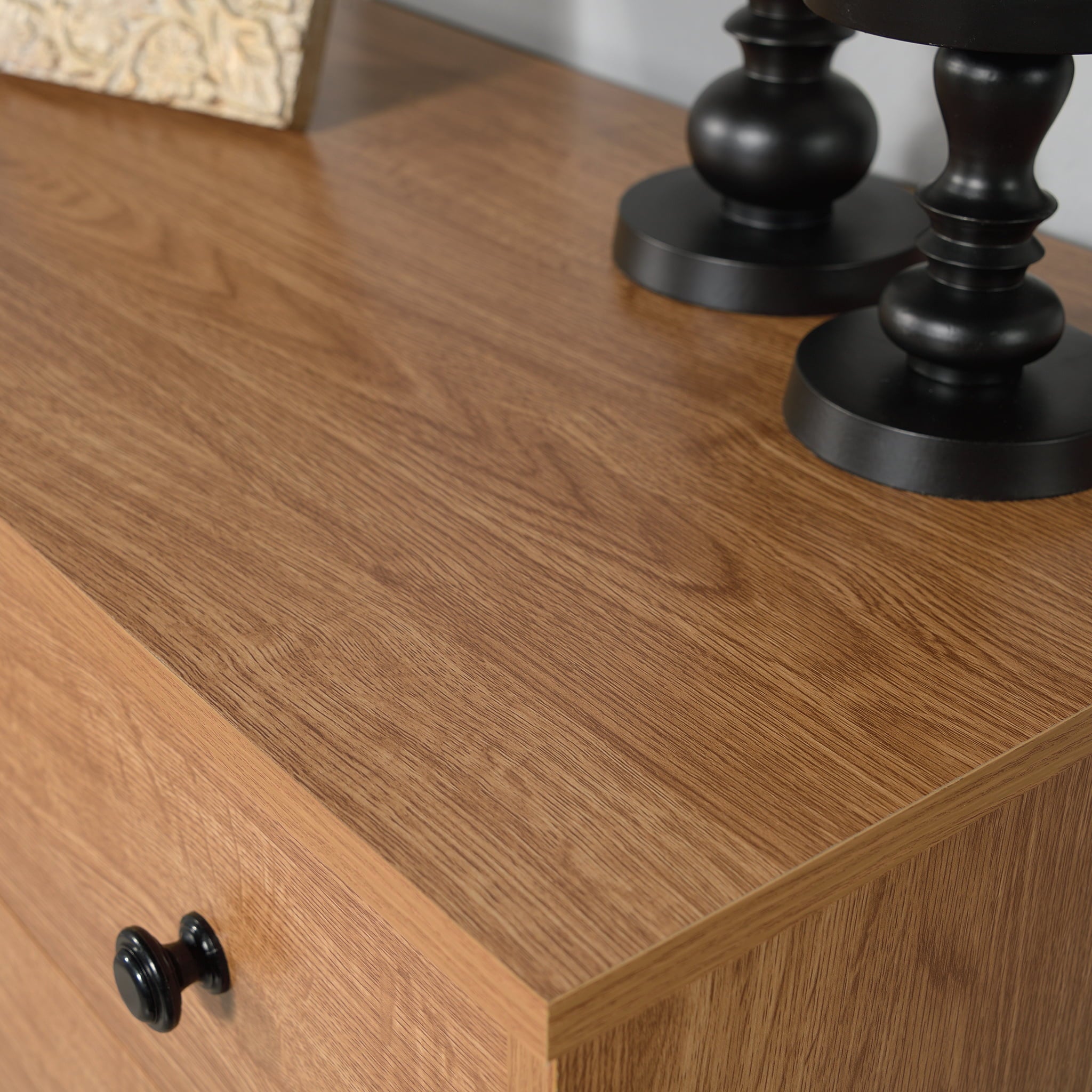 Sauder Beginnings 4-Drawer Dresser， Highland Oak Finish