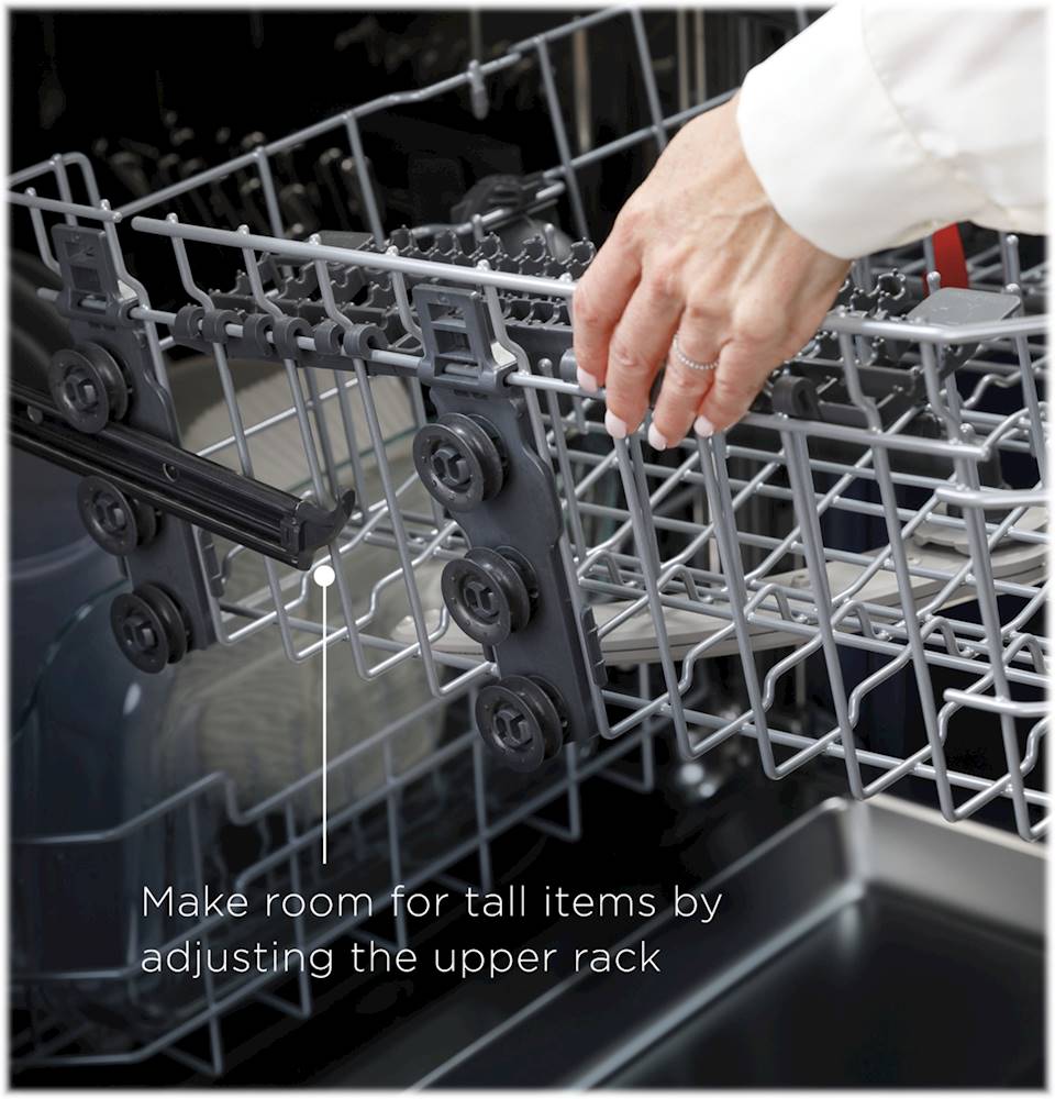 GE-Top Control Built-In Dishwasher with Stainless Steel Tub, Dry Boost, 48dBA - Stainless steel