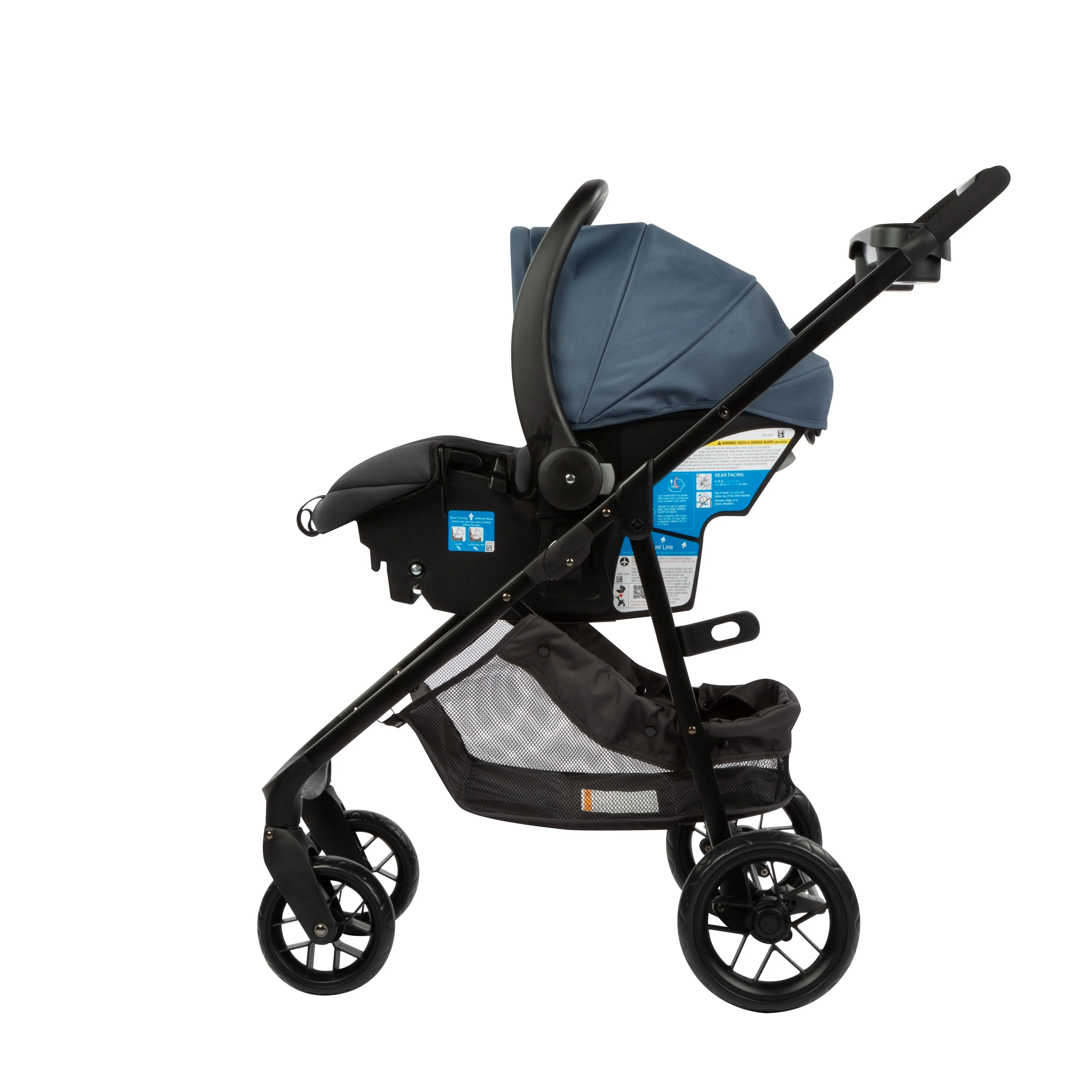 Safety 1st Grow and Go Sprint Modular Travel System Stroller with Rear-Facing Infant Car Seat, Bluestone