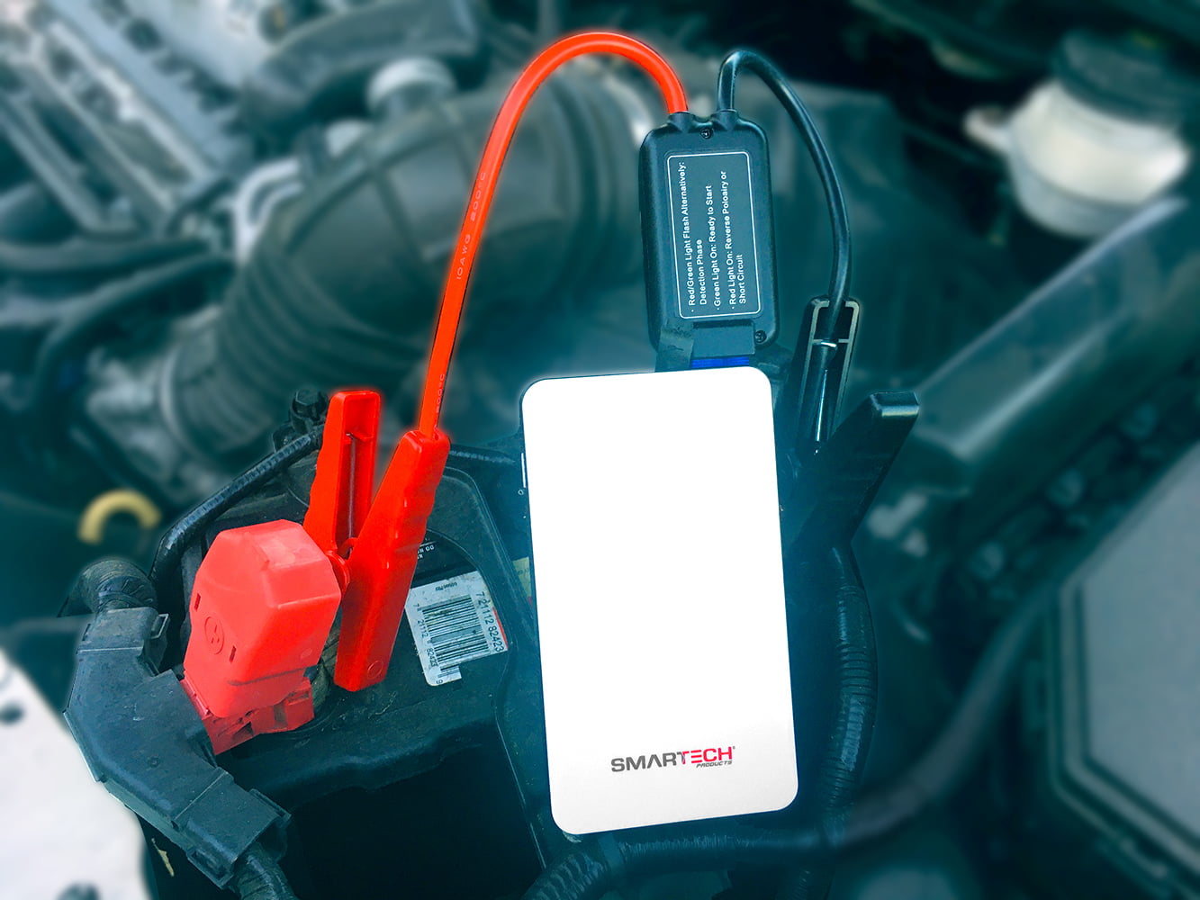 Smartech GSK-6000 6000A Wheel Battery Charger Maintainer Engine Starter