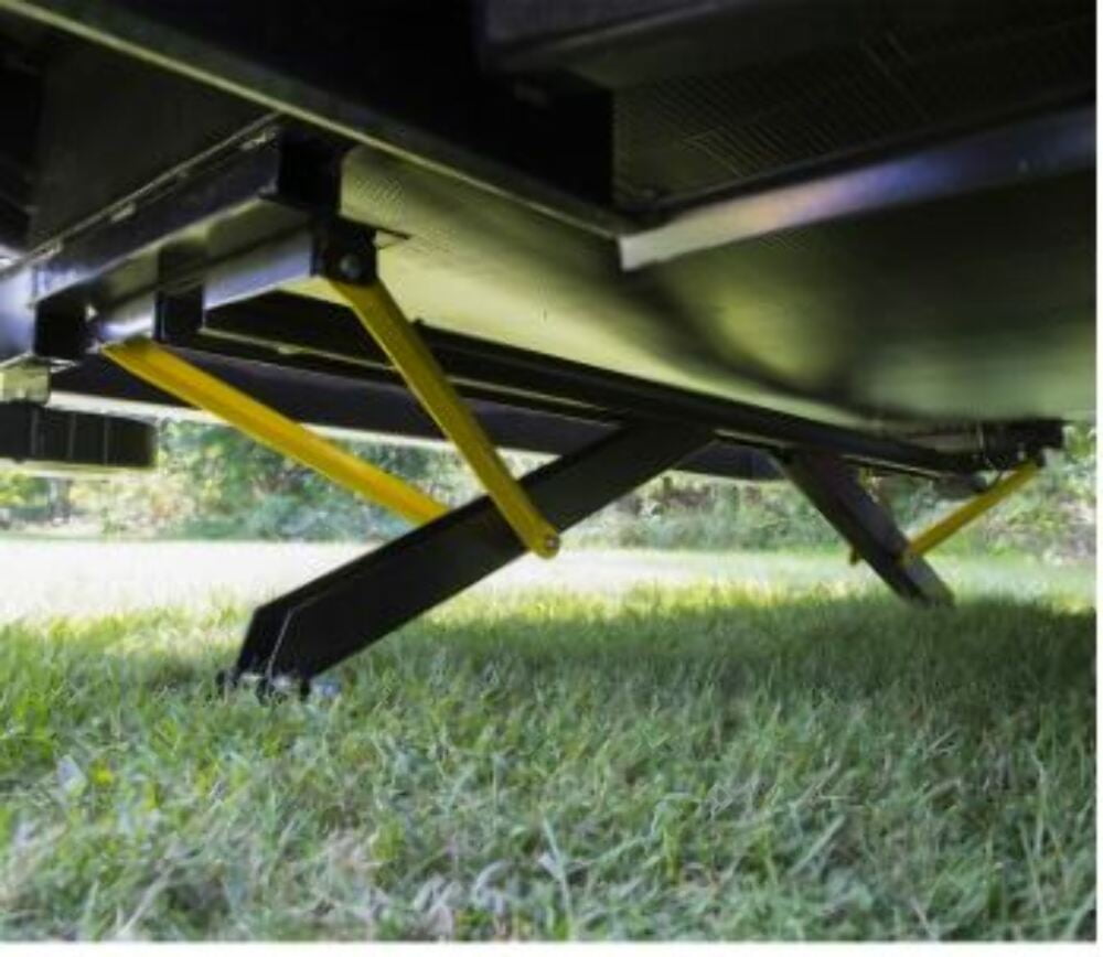 Lippert Components 337199 Electric Cross Frame Stabilizer Trailer Stabilizer Jack Stand