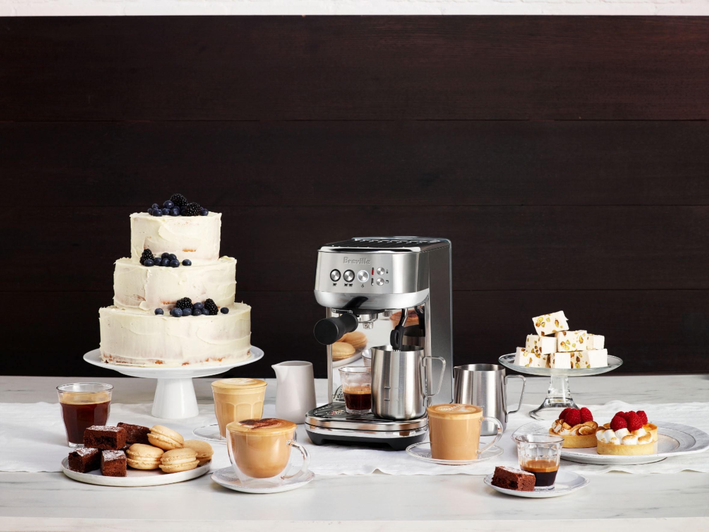 Breville - the Bambino Plus Espresso Machine with 15 bars of pressure and Milk Frother - Stainless Steel