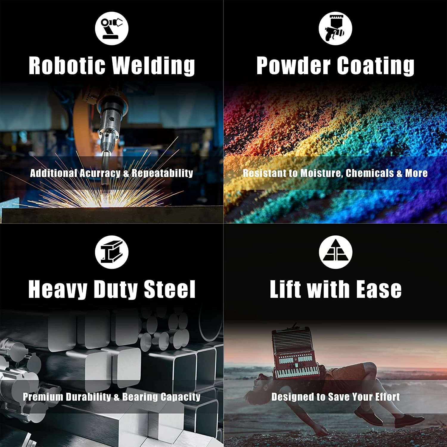 BIG RED 12 Ton Pneumatic Air Hydraulic Bottle Jack with Manual Hand Pump, Red, W9126R