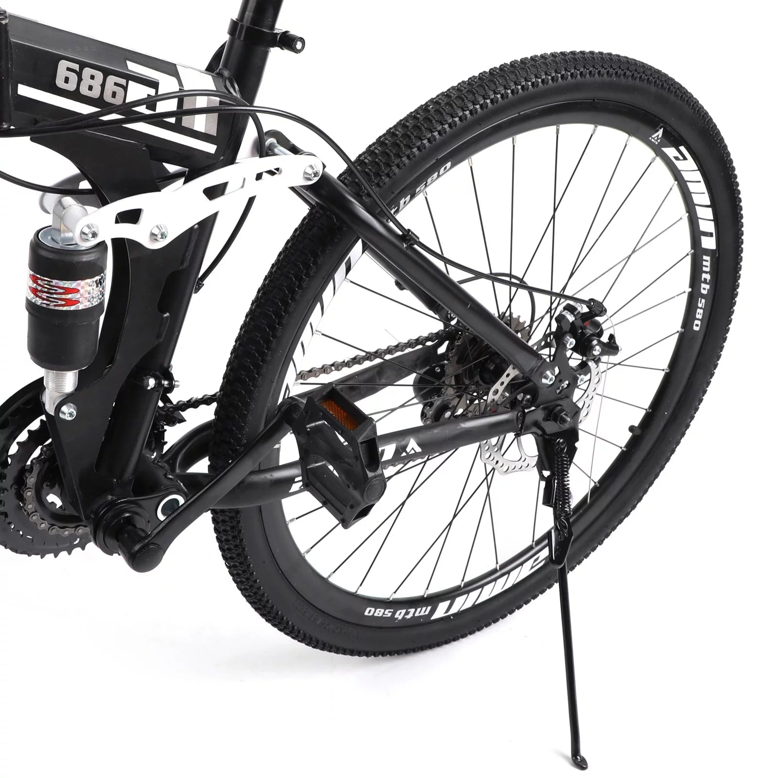 Unisex Adult Mountain Bike Full Suspension 26