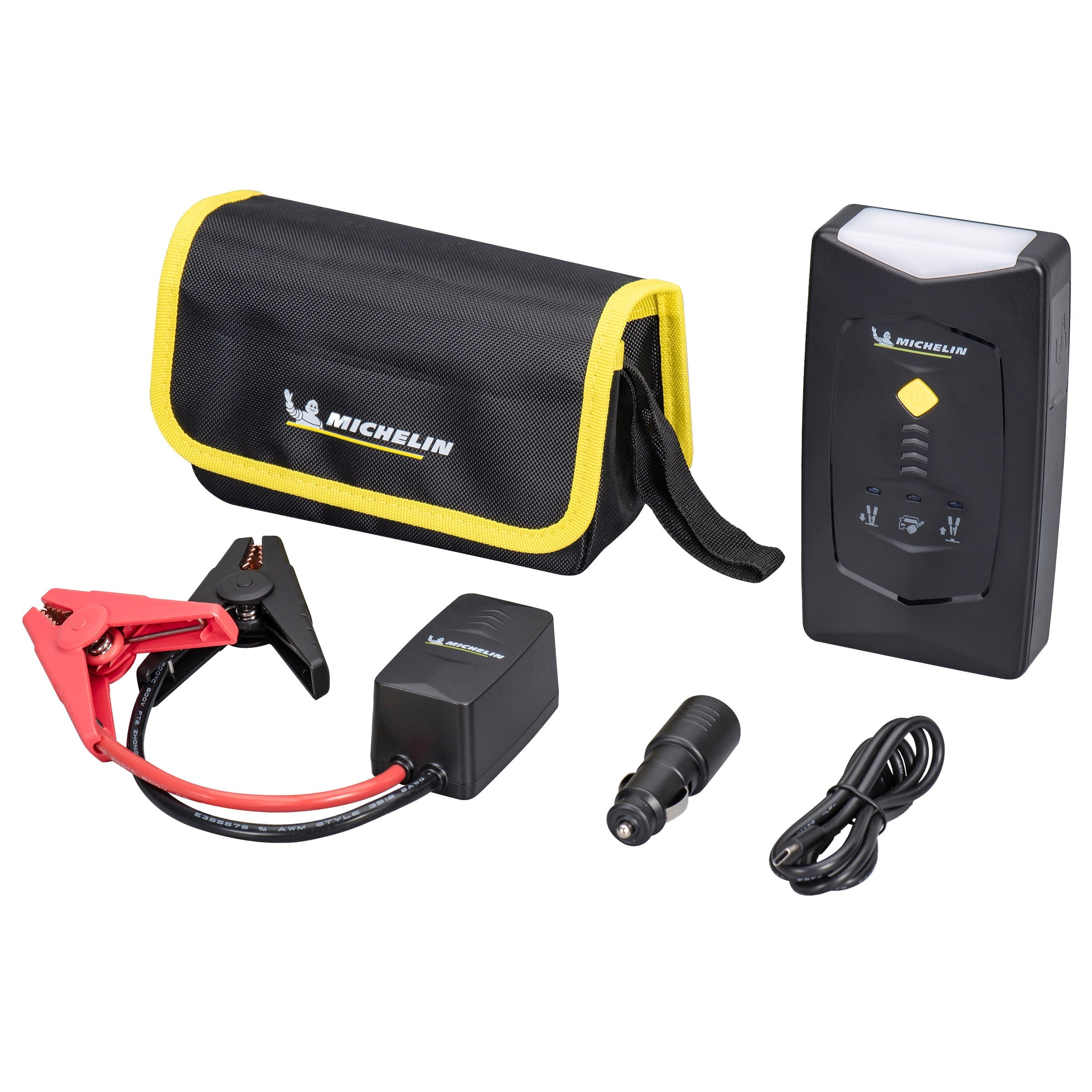 Michelin Portable Jump Starter with 10,000mAh LiFePO4 Power Bank
