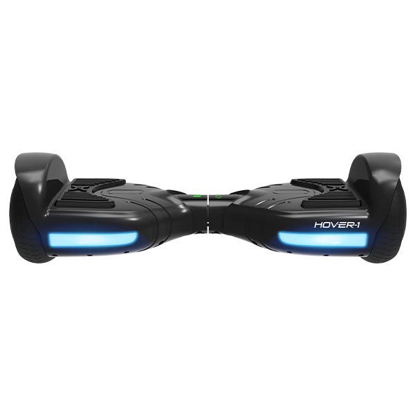 Hover-1 Blast Hoverboard， Black， 160 Lbs.， Max Weight， 7 Mph Max Speed， LED Lights