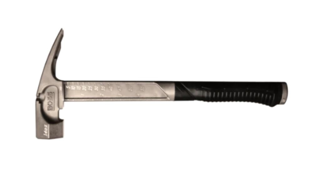 Boss Hammer BH14TIS 14 oz. Pro Series Smooth Face Full Titanium Hammer