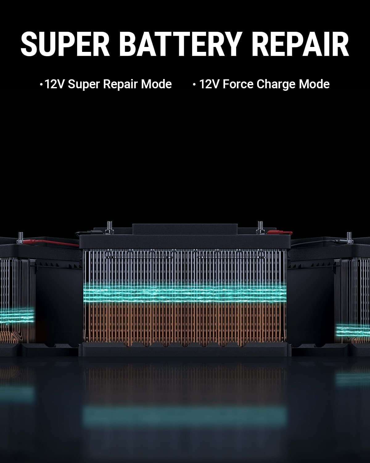 HULKMAN Sigma 5 Battery Trickle Charger, 5A 6V/12V Automatic Smart Car Battery Charger, Battery Maintainer, and Desulfator with Intelligent Interface