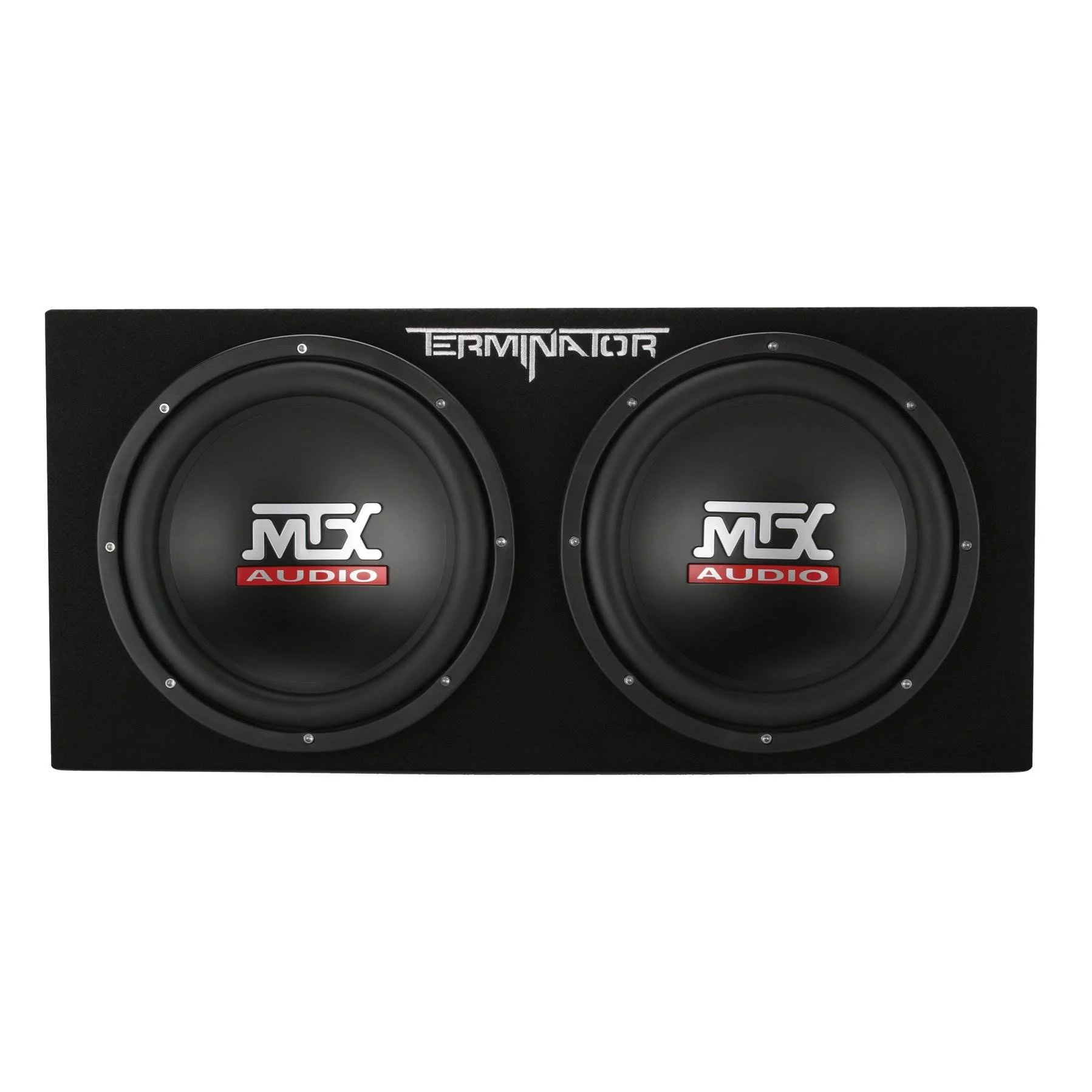 MTX 12-Inch 2000-Watt Max Car Audio Dual Loaded Subwoofer Box Enclosure (2 Pack)
