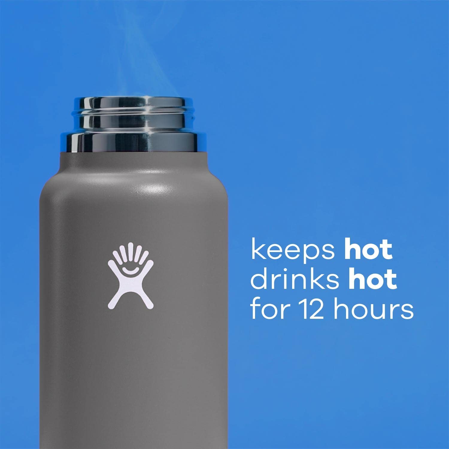 Hydro Flask 40oz Wide Mouth Bottle (White)