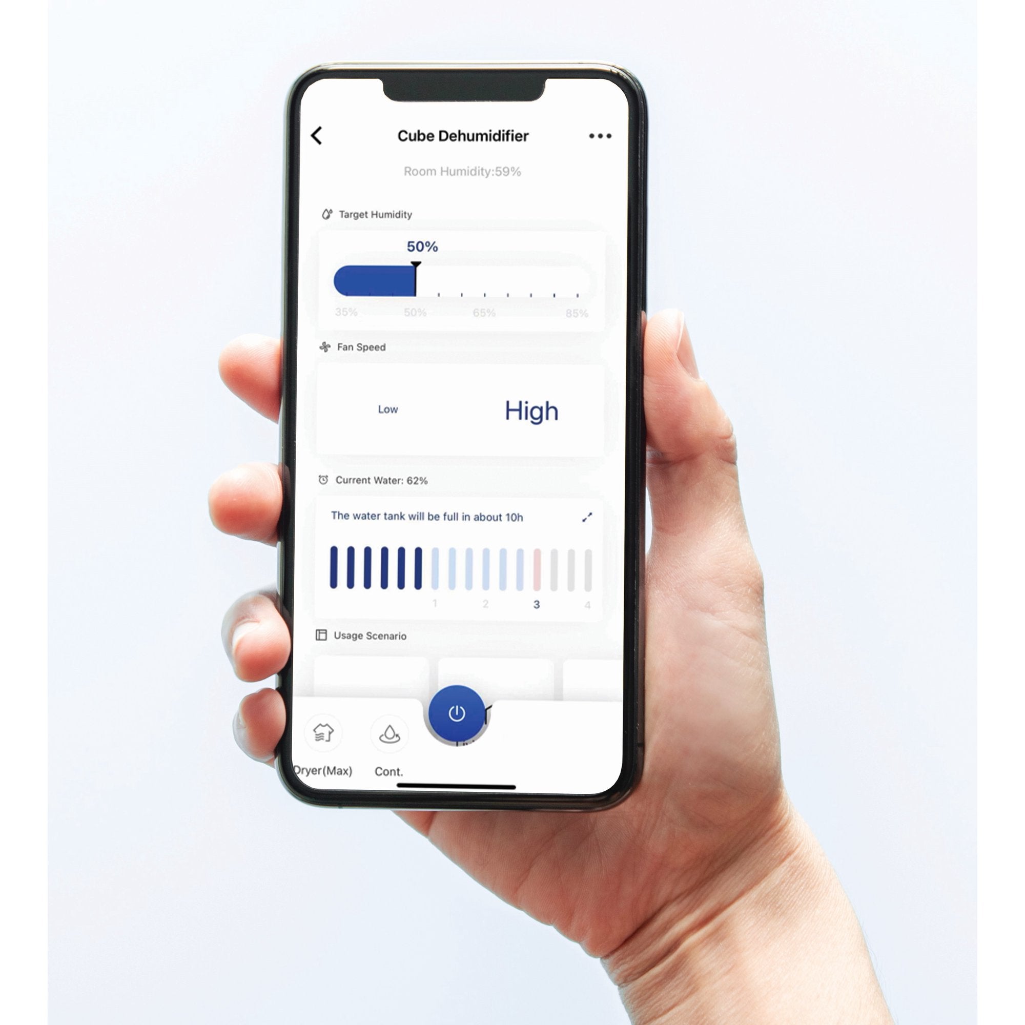 Midea Cube 20-Pint Smart WiFi Dehumidifier， Coverage up to 2，000 sq. ft.