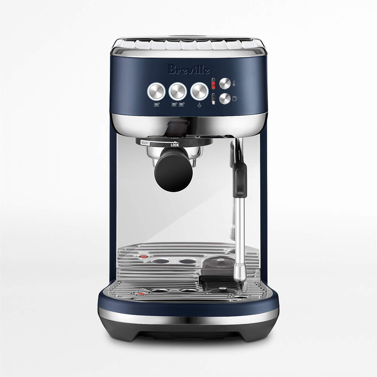 Breville the Bambino Plus Damson Blue Espresso Machine