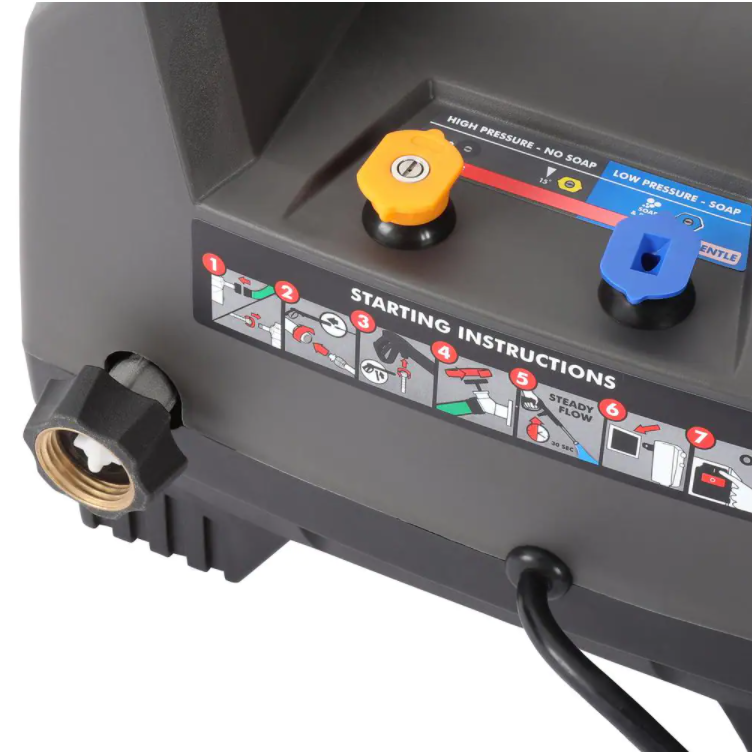 RYOBI 1600 PSI 1.2 GPM Electric Pressure Washer with 12 in. Surface Cleaner