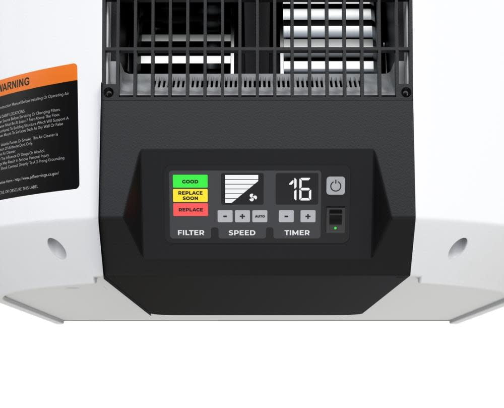 JET 713000 1,000 CFM Air Filtration System w/ 6 Auto Adjust Speeds & Remote