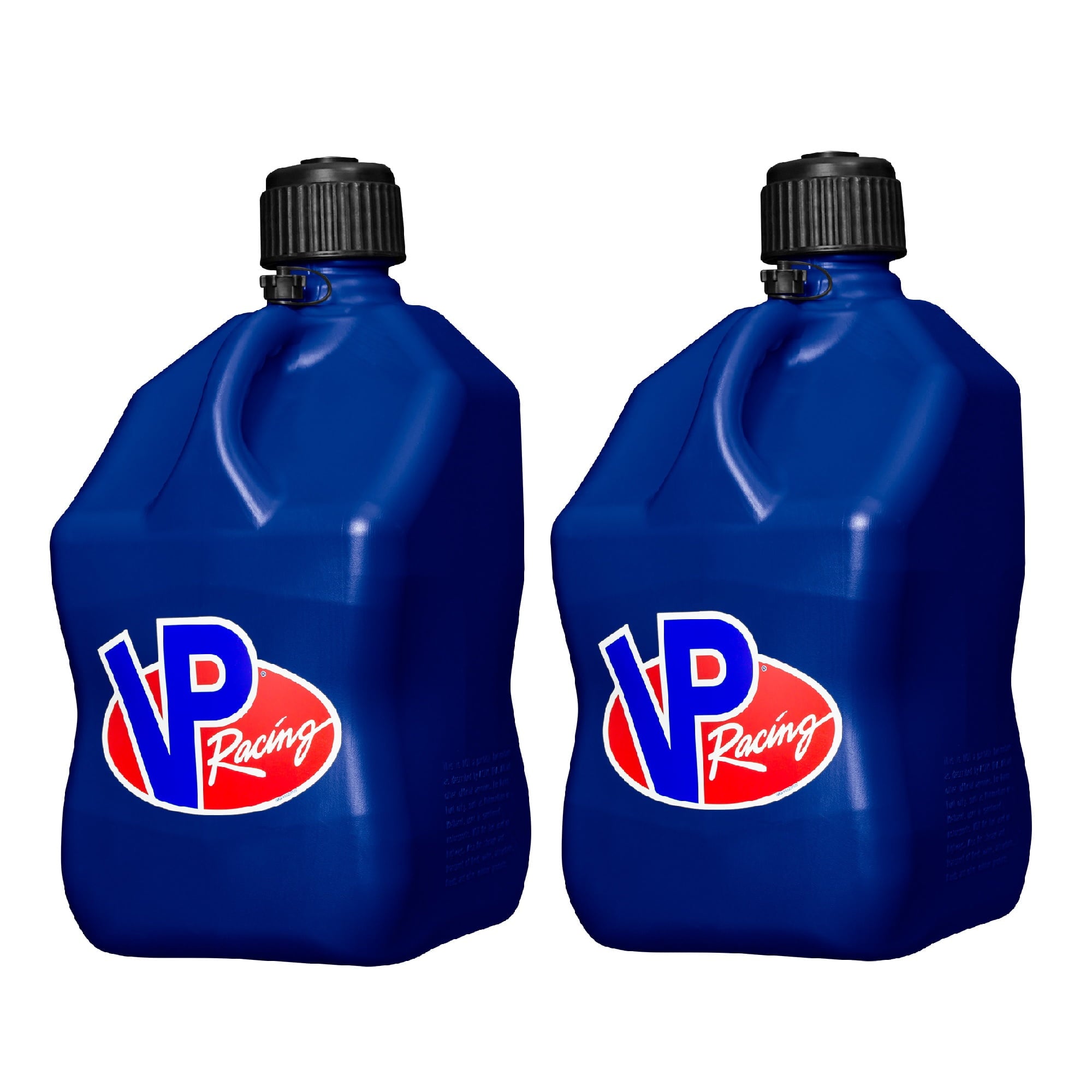 VP Racing Fuels Motorsport 5.5 Gallon Square Utility Jugs, Blue (2 Pack)