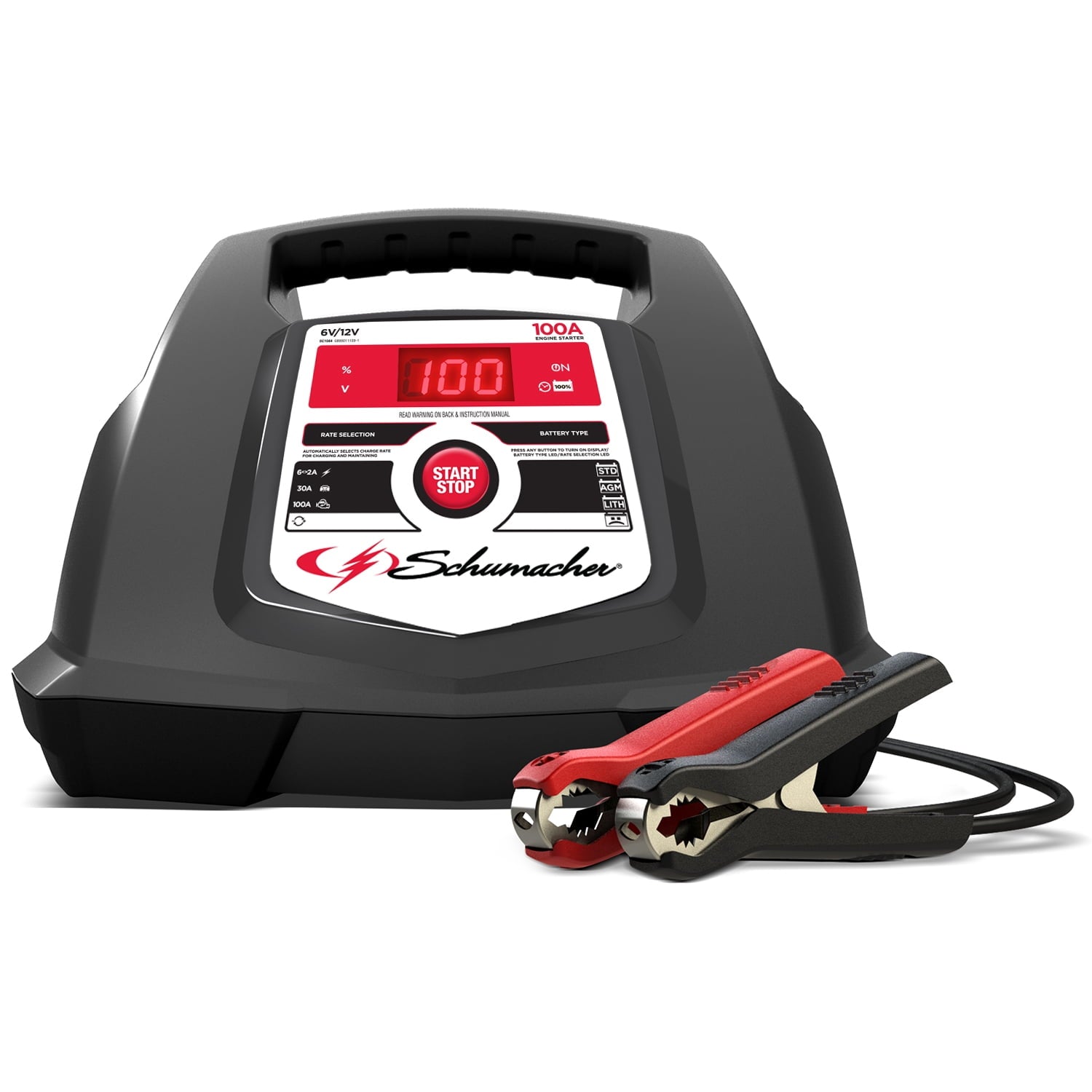 Schumacher SC1564 2/6/30/100-Amp 6v/12V Fully Automatic Battery Charger - New in Box