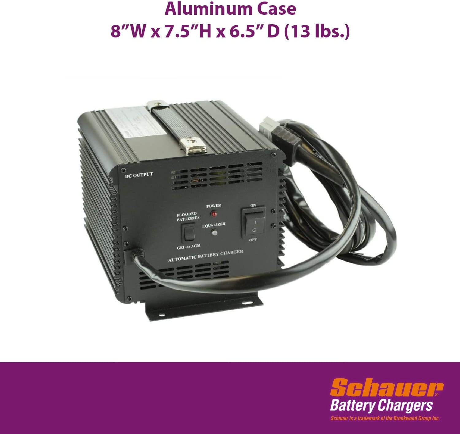 Schauer Jac1548H Club Car Powerdrive Battery Golf Equipment Charger 48 Volt, 15 Amp