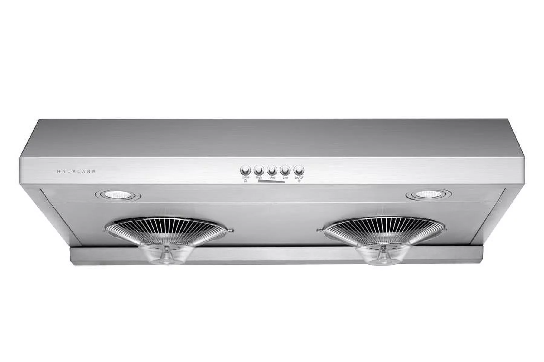 Hauslane|Chef Series C100 30-inch Under Cabinet Range Hood | Full Stainless Steel |Energy Efficient LED Lamps Essential Suction | Fits 6 Inch Round Ducts