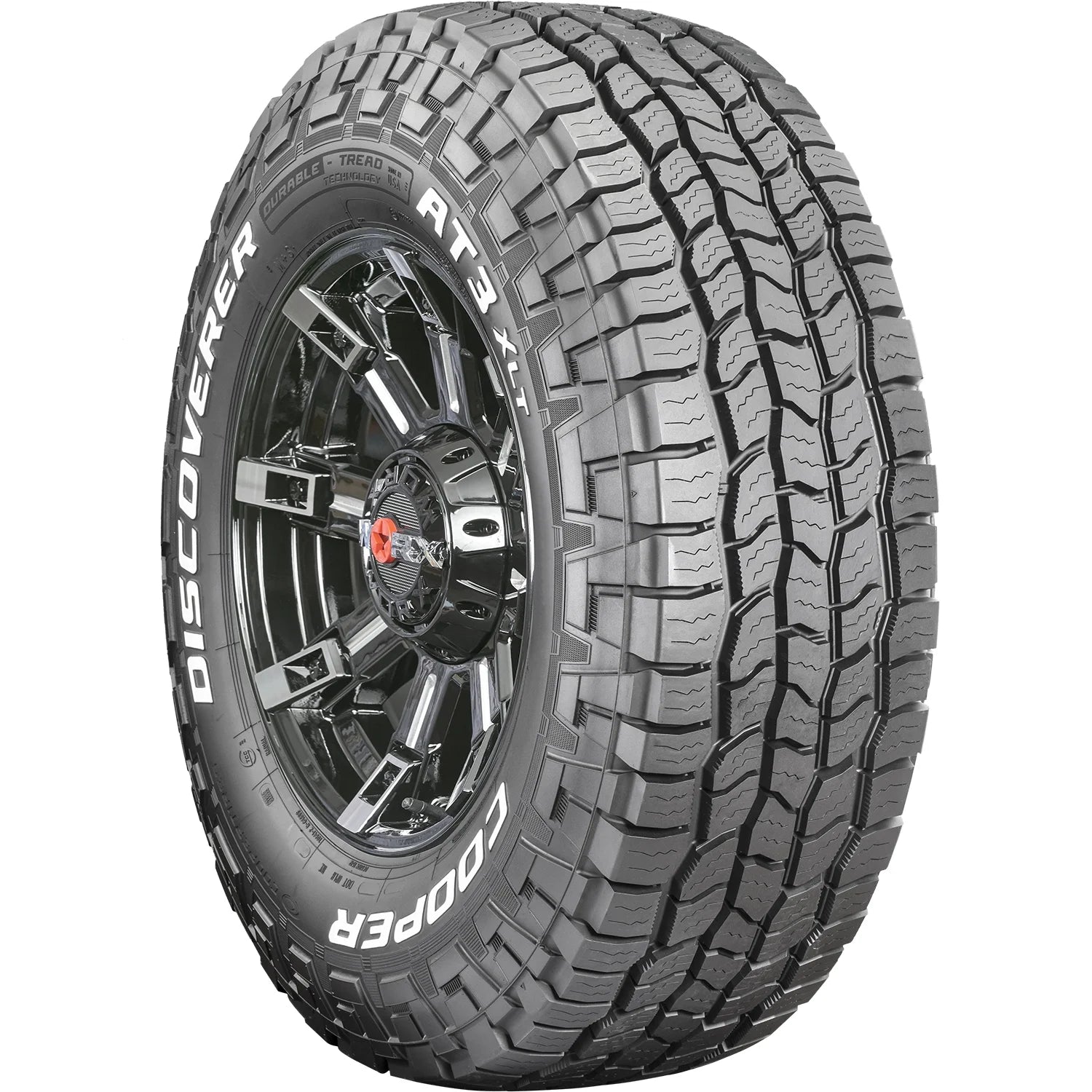 Pair of 2 (TWO) Cooper Discoverer AT3 XLT LT 285/75R16 126/123R E 10 Ply A/T All Terrain Tires Fits: 2006-08 Hummer H3 Base, 2009 Hummer H3 Championship Series