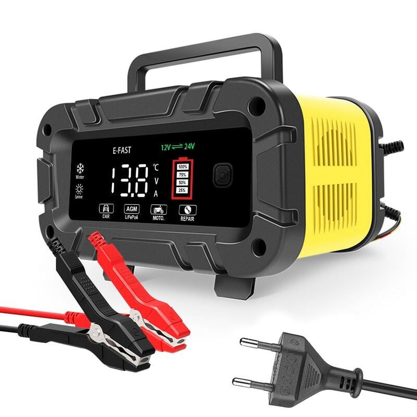 Bosisa 12V/20A 24V/10A Smart Battery Charger Lifepo4 Lead-Acid Agm/Gel Trickle Charger