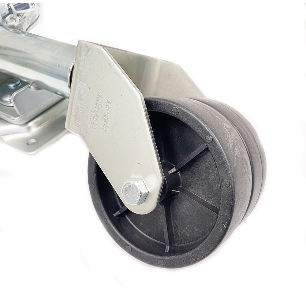 Southwest Wheel Dual Wheel Zinc Trailer Jack 1,500 lbs.