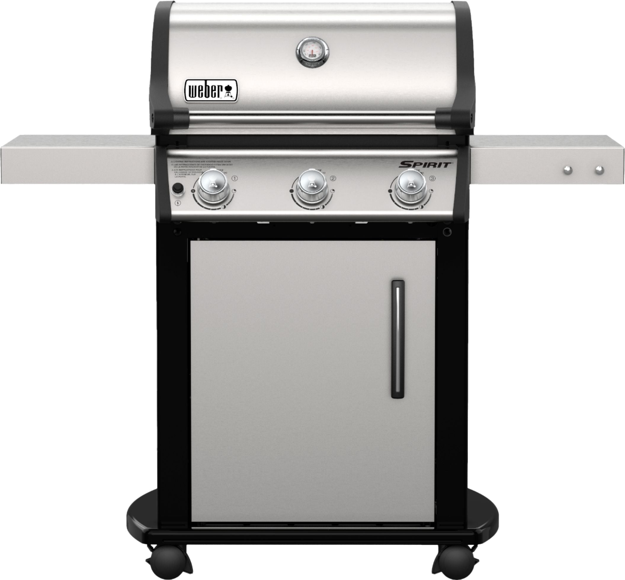 Weber - Spirit S-315 3-Burner Propane Gas Grill - Stainless Steel