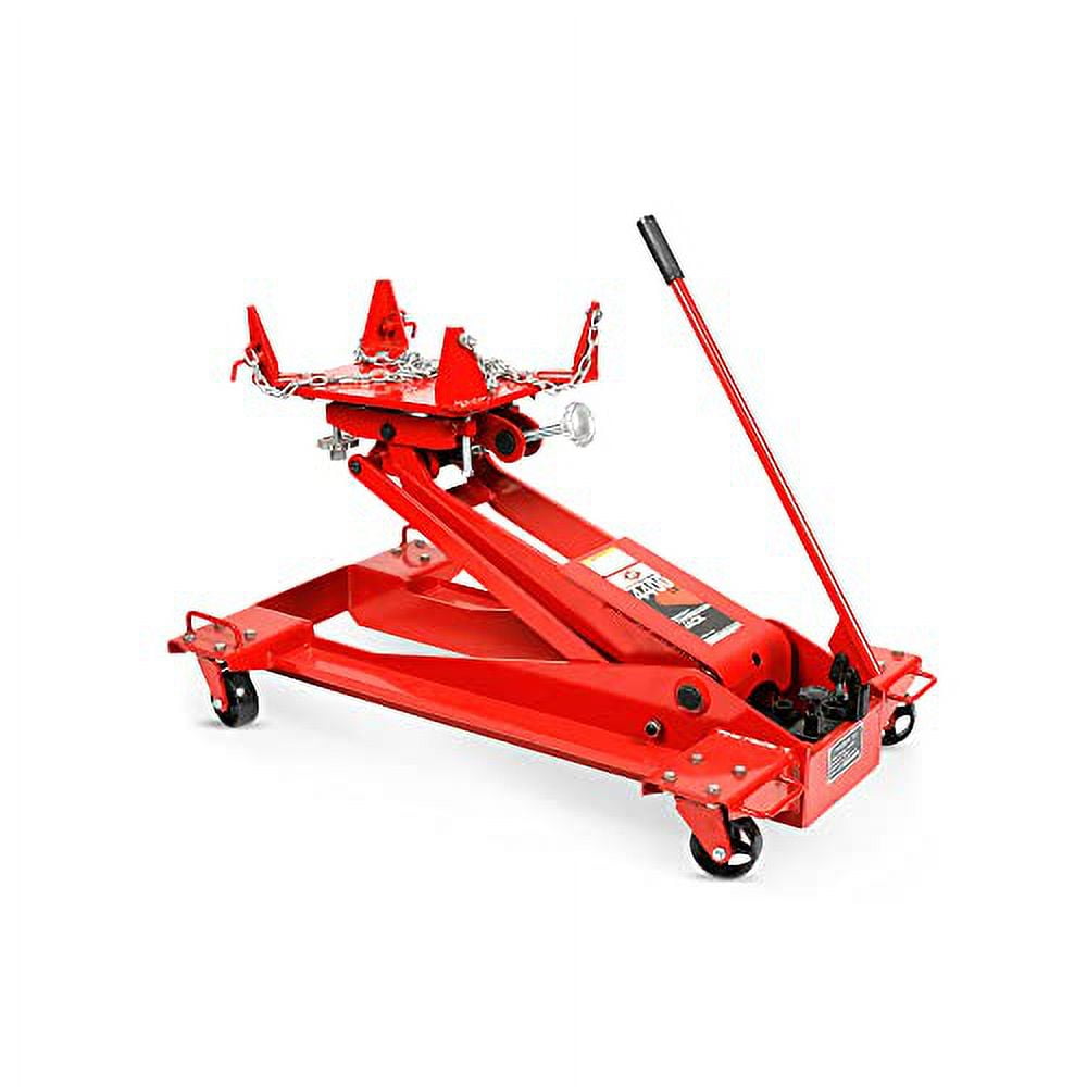 AFF - Transmission Jack - Hydraulic - Floor Style - Square Style W/ Tool Trays - 4,400 Lbs. Capacity - 8.5