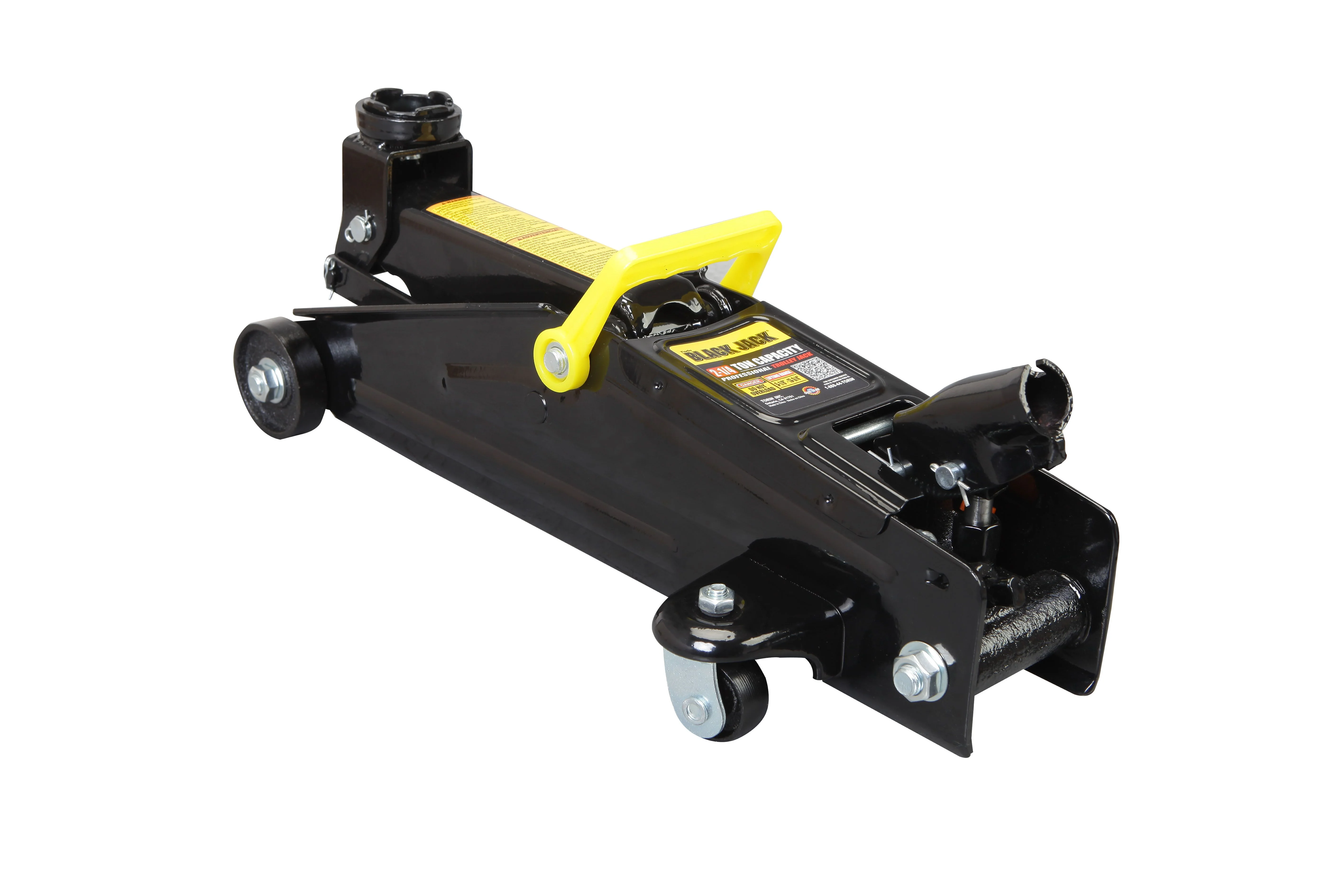 Black Jack 2.25 Ton Trolley Jack with 2.25 Ton Jack Stands in Case Black - T82253W