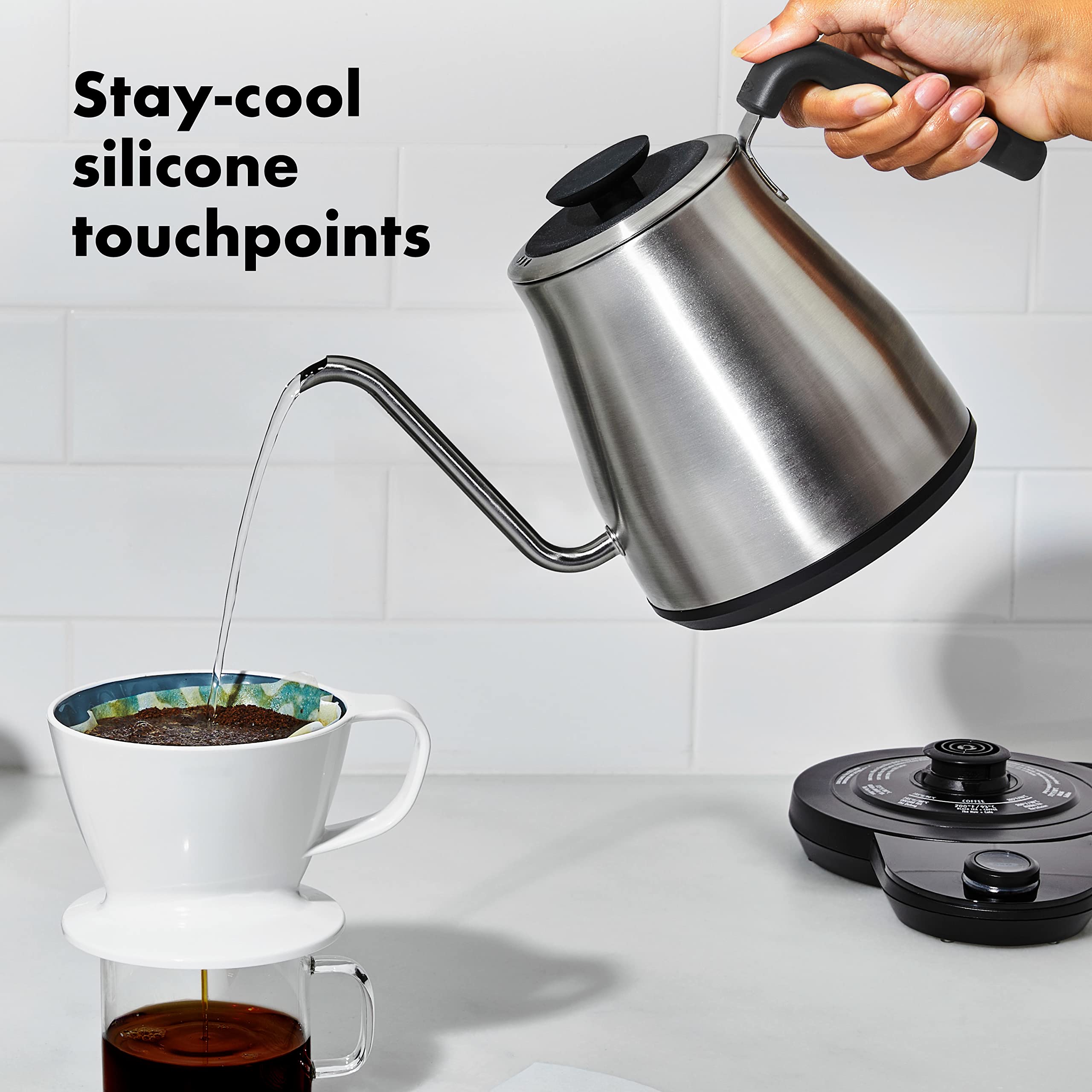OXO Adjustable Temperature Electric Pour Over