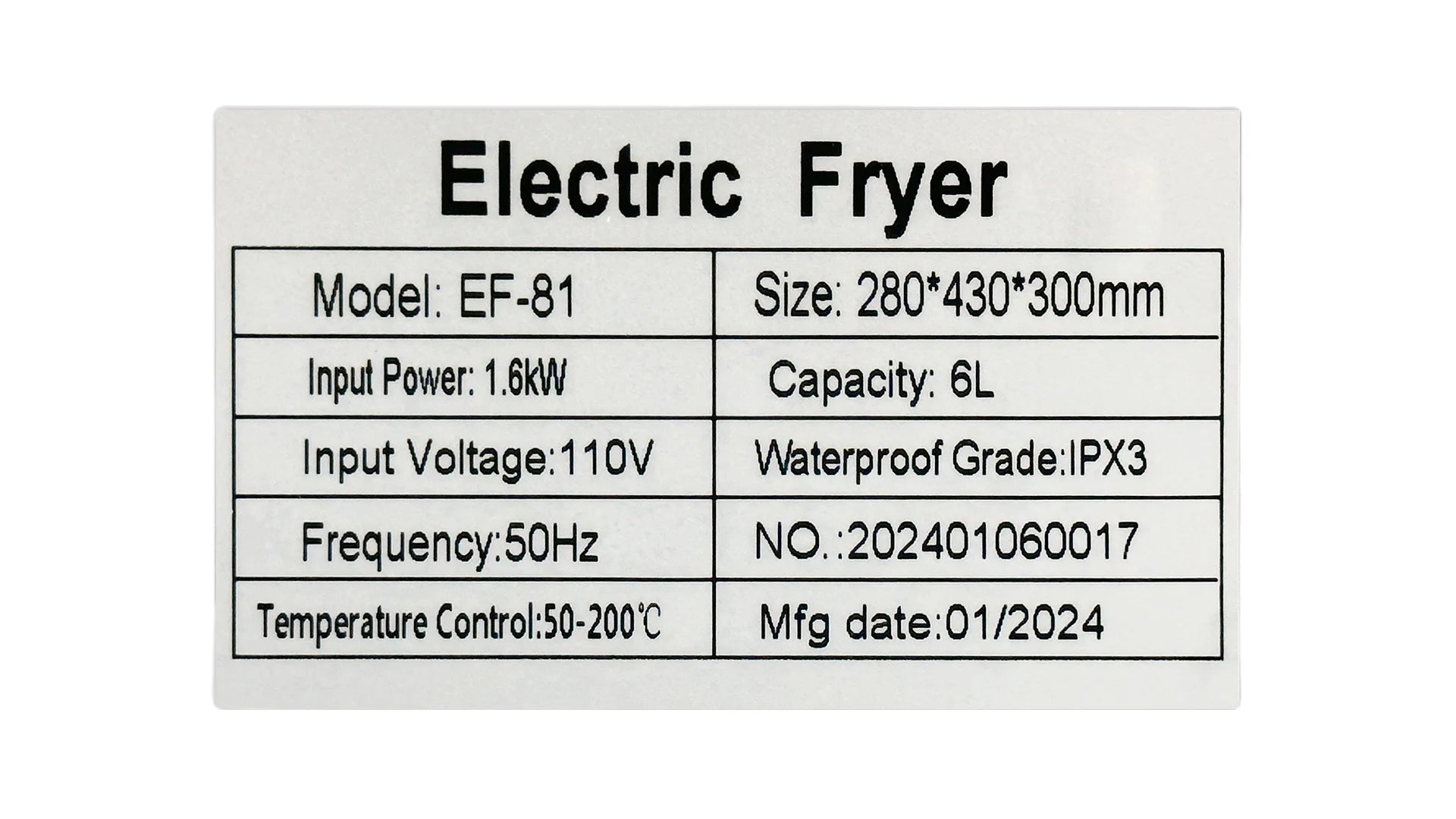 1600W Electric Deep Fryer, Stainless Steel Countertop Fryer Large Capacity, Thickening Multi-functional Fryer Commercial Single-chamber 2.5 Gallon