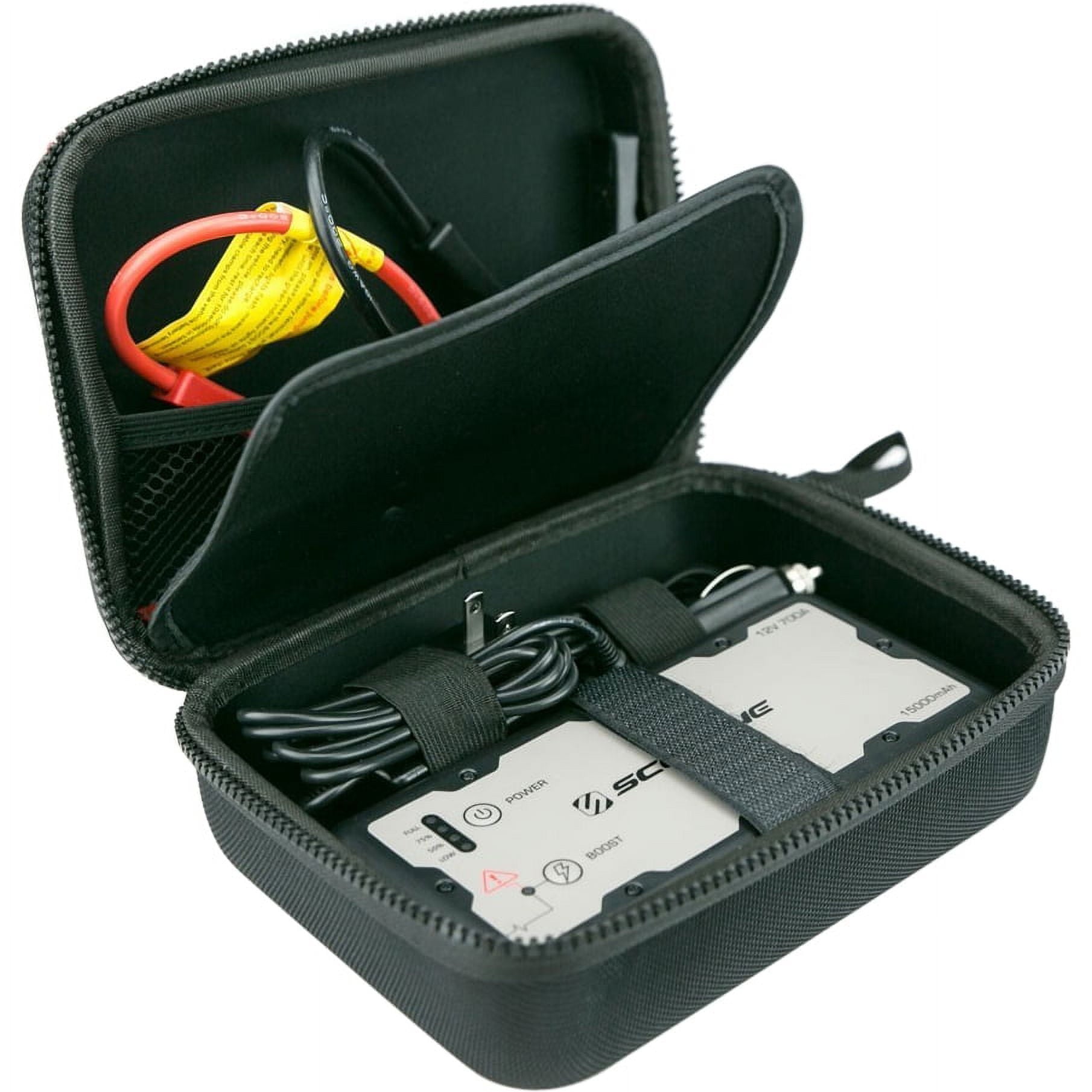 Scosche PBJ700-1 PowerUp 700 Portable Car Jump Starter with 15,000 mah 700A Portable Battery, Dual USB Ports and Built-in LED Flashlight