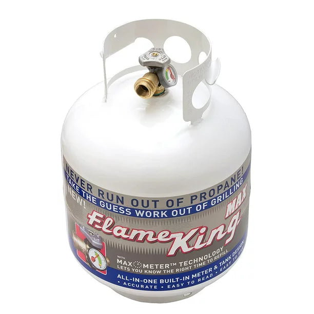 Flameking 20 LB Pound Propane Tank Cylinder With OPD Valve And Built-in Site Gauge